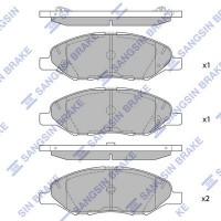 SP1383 Hi-Q Комплект гальмівних колодок дисковий гальм