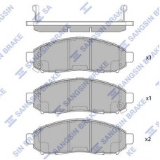 SP1460A Hi-Q Комплект гальмівних колодок дисковий гальм