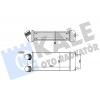352320 KALE OTO RADYATÖR Интеркулер