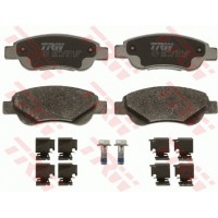 GDB1633 TRW Комплект гальмівних колодок дисковий гальм