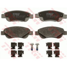 GDB1633 TRW Комплект гальмівних колодок дисковий гальм