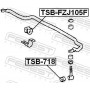TSB-718 FEBEST Підвіска стійка валу