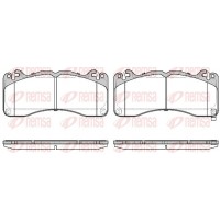 1749.02 REMSA Комплект гальмівних колодок дисковий гальм