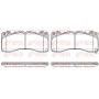 1749.02 REMSA Комплект гальмівних колодок дисковий гальм