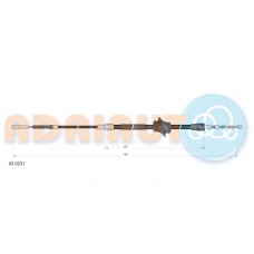 030231 ADRIAUTO VW Трос ручн гальма VAG 100 91-94 (2 шт. на машину)