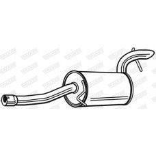 23887 WALKER Глушник вихлопних газів кінцевий