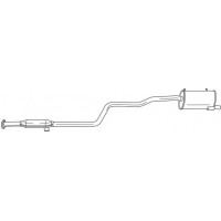 70618 SIGAM Глушник вихлопних газів кінцевий