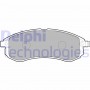 LP1808 DELPHI Комплект гальмівних колодок дисковий гальм