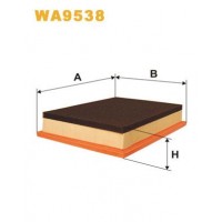 WA9538 WIX FILTERS Повітряний фільтр