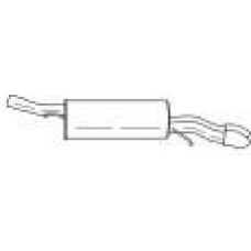 10629 SIGAM Глушник вихлопних газів кінцевий