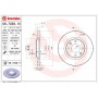 08.7238.11 BREMBO Гальмівний диск