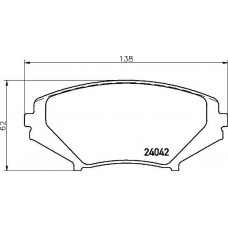 P 49 034 BREMBO КомплеК т гальмівних колодок, дискове гальмо P 49 034 BREMBO КомплеК т гальмівних колодок, дискове гальмо
