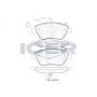 181444-203 ICER Комплект гальмівних колодок дисковий гальм