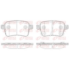 1450.12 REMSA Комплект гальмівних колодок дисковий гальм