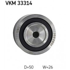 VKM 33314 SKF Паразитный / ведущий ролик, Поліклиновий ремінь