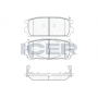 181615 ICER Комплект гальмівних колодок дисковий гальм