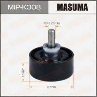 MIP-K308 MASUMA Паразитный / ведущий ролик, Поліклиновий ремінь