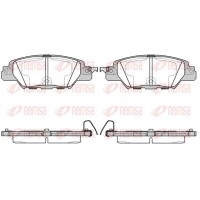 1677.00 REMSA КомплеК т гальмівних колодок, дискове гальмо