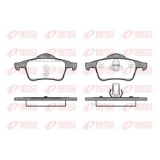 0714.00 REMSA Комплект гальмівних колодок дисковий гальм