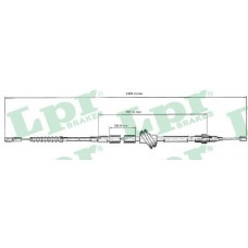 C0033B LPR Тросик, cтояночный тормоз