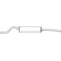 72603 SIGAM Глушник вихлопних газів кінцевий