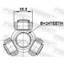 2716-C30 FEBEST Муфта с шипами, Привідний вал