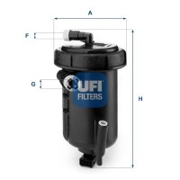 55.147.00 UFI Паливний фільтр