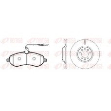81292.00 REMSA Комплект гальм дисковий гальмівний механізм