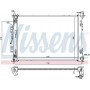 675053 NISSENS Радіатор охолодження двигуна