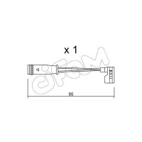 SU.164 CIFAM Сигналізатор зносу гальмівних колодок