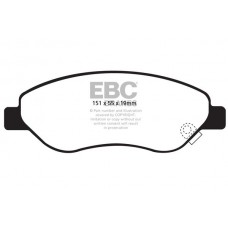 DP1981 EBC Brakes Комплект гальмівних колодок дисковий гальм