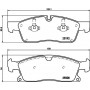 8DB 355 019-821 HELLA PAGID Комплект гальмівних колодок дисковий гальм