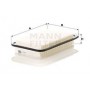C 25 006 MANN-FILTER Повітряний фільтр