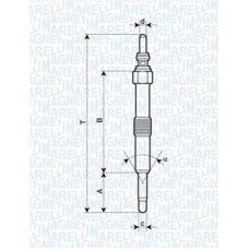 062900067304 MAGNETI MARELLI Свічка розжарювання
