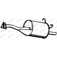 06502 WALKER Глушник вихлопних газів кінцевий