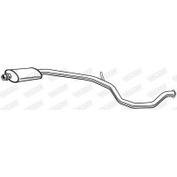 23429 WALKER Середній глушник вихлопних газів