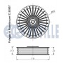 540649 RUVILLE Паразитный / ведущий ролик, Поліклиновий ремінь