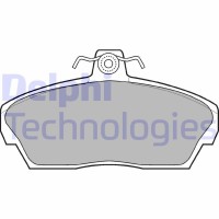 LP911 DELPHI Комплект гальмівних колодок дисковий гальм