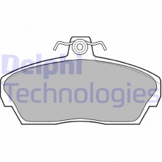LP911 DELPHI Комплект гальмівних колодок дисковий гальм