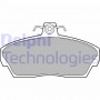 LP911 DELPHI Комплект гальмівних колодок дисковий гальм