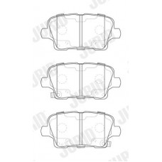 573905J JURID КомплеК т гальмівних колодок, дискове гальмо