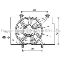 FD7582 PRASCO Вентилятор охолодження двигуна