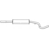 22418 SIGAM Середній глушник вихлопних газів