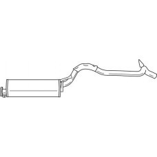 37611 SIGAM Глушник вихлопних газів кінцевий