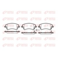 0822.12 REMSA КомплеК т гальмівних колодок, дискове гальмо