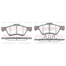 1124.00 REMSA Комплект гальмівних колодок дисковий гальм