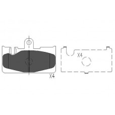 KBP-9073 KAVO PARTS КомплеК т гальмівних колодок, дискове гальмо