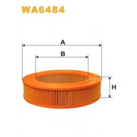 WA6484 WIX FILTERS Повітряний фільтр