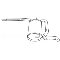 11616 SIGAM Глушник вихлопних газів кінцевий