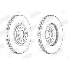 562688JC-1 JURID Гальмівний диск